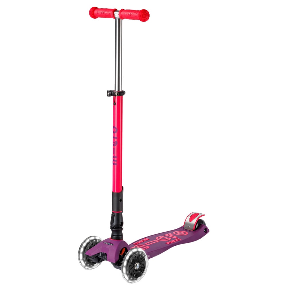 Mini Deluxe Foldable Red LED Scooter | Henry Bear's Park